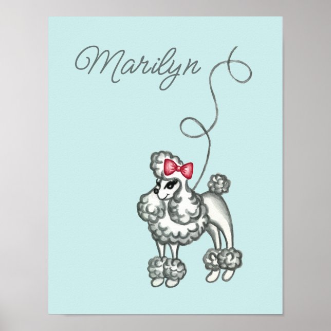 Personalisiertes Retro-Podster Poster (Vorne)