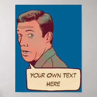 Personalisiertes Retro Poster