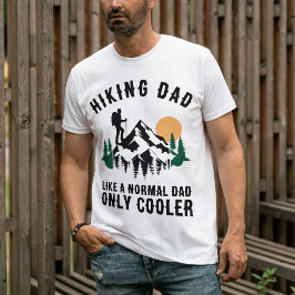 Personalisiertes Retro-Wander-Outdoor-Vater T-Shirt