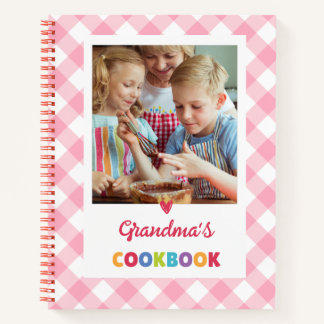 PERSONALISIERTES Rezept-Buch von Oma (ADD YOU FOTO Notizbuch