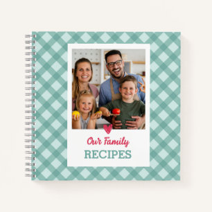 Personalisiertes Rezept-Notebook (Foto hinzufügen) Notizbuch