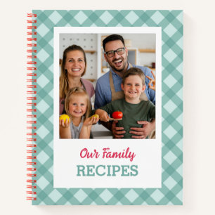 Personalisiertes Rezept-Notebook (Foto hinzufügen) Notizbuch