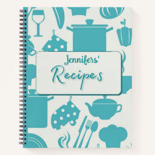 Personalisiertes Rezept Notizbuch