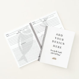 Personalisiertes Rezept Notizbuch