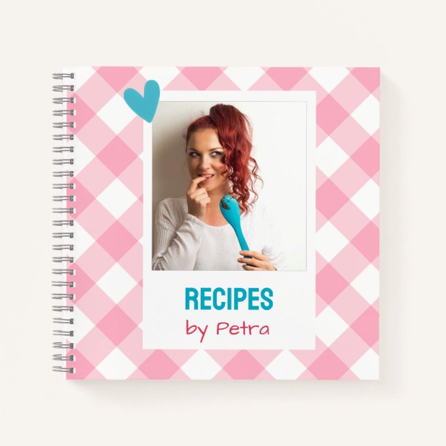 Personalisiertes Rezeptnotizbuch Notizbuch (Vorderseite)