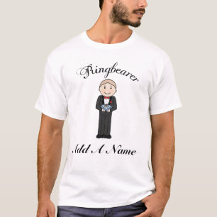Personalisiertes Ringbearer scherzt T-Shirt