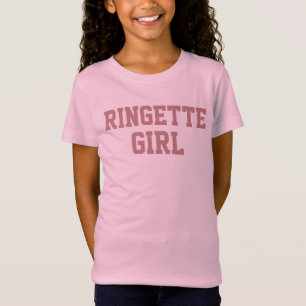 Personalisiertes Ringette Girl Ringette-Spieler gi T-Shirt