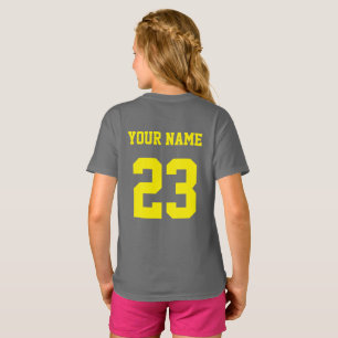 Personalisiertes Ringette Girl Ringette-Spielerges T-Shirt
