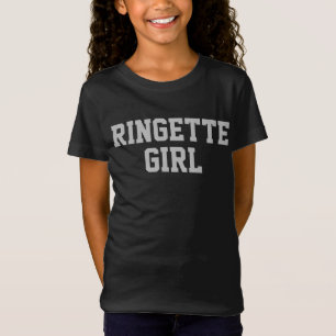 Personalisiertes Ringette Girl Ringette-Spielerges T-Shirt