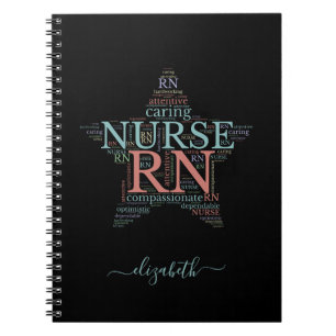 Personalisiertes RN Nurve Star Notebook Notizblock