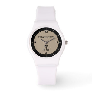 Personalisiertes RN-Symbol-Geschenk für Krankensch Armbanduhr