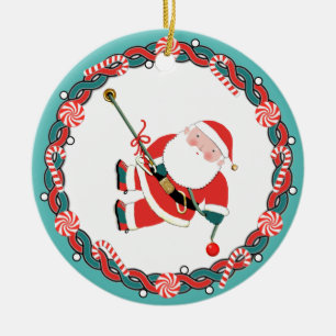 Personalisiertes Rock Climbing Holiday Geschenk Keramik Ornament