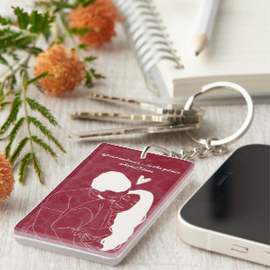 Personalisiertes romantisches Acryl  Schlüsselanhänger