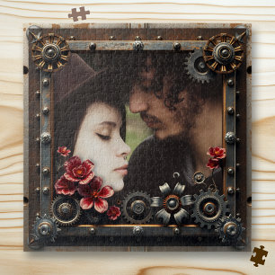 Personalisiertes romantisches Geschenk Fotos Vorla Puzzle