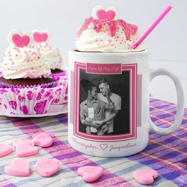 Personalisiertes Romantisches Valentinstag-Foto Kaffeetasse (Von Creator hochgeladen)