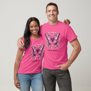 Personalisiertes Rosa Brustkrebs-Bewusstsein T-Shirt