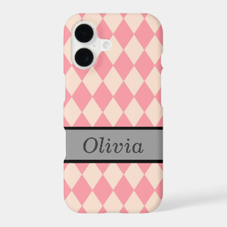 Personalisiertes rosa iPhone Gehäuse für alle Mode