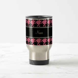 Personalisiertes rosa reisebecher