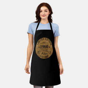 Personalisiertes rostiges vintage Geburtstagsgesch Schürze
