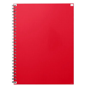 Personalisiertes rotes Erfolgstagebuch Notizblock