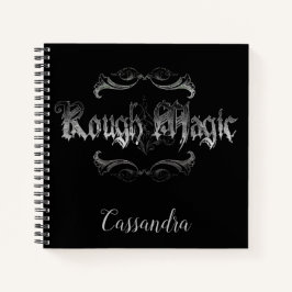 Personalisiertes Rough Magic Spiral Notebook Notizbuch