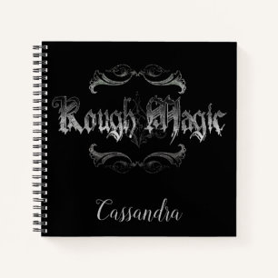Personalisiertes Rough Magic Spiral Notebook Notizbuch