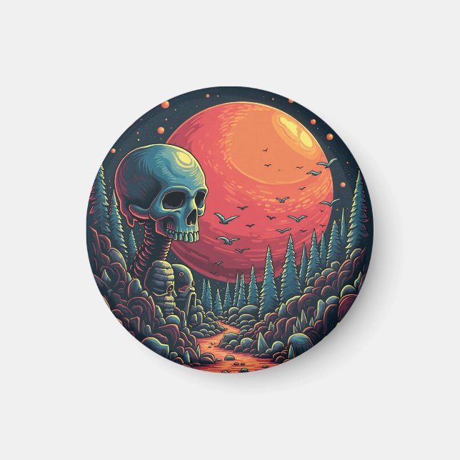 "Personalisiertes Round-Magnet - Kundenspezifische Magnet (Vorne)