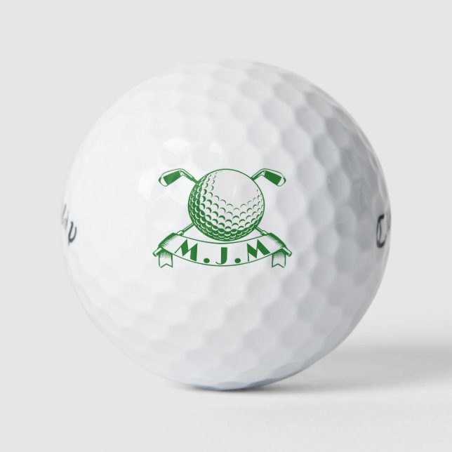 Personalisiertes Royal Wappen Golf, kundenspezifis Golfball (Vorderseite)