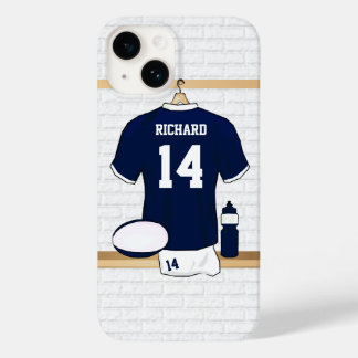 Personalisiertes Rugby Jersey im Schließzimmer Case-Mate iPhone 14 Hülle