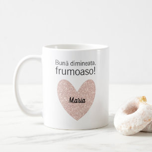 Personalisiertes rumänisches Gruß-und Kaffeetasse