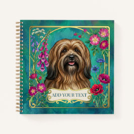 Personalisiertes Sable Lhasa Apso Quadratisches No Notizbuch