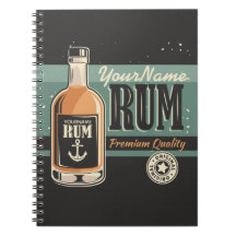 Personalisiertes Sailor Rum Liquor Flasche Retro S