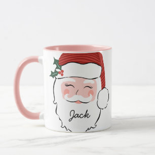 Personalisiertes Santa Face   Ho, Ho, Ho Tasse