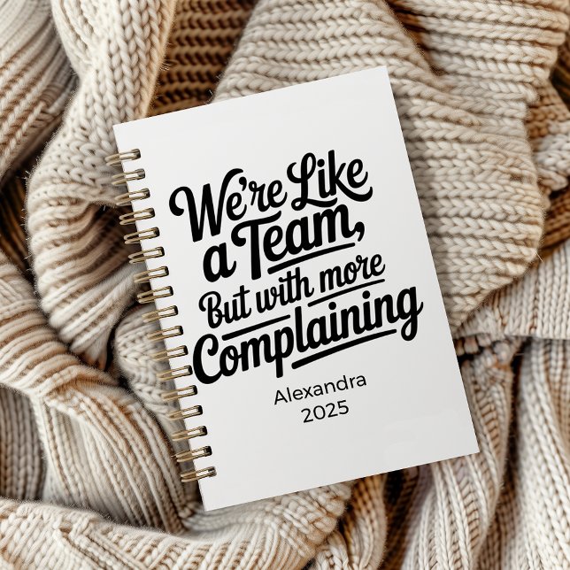 Personalisiertes sarkastisches Kollegengeschenk Notizblock (Von Creator hochgeladen)