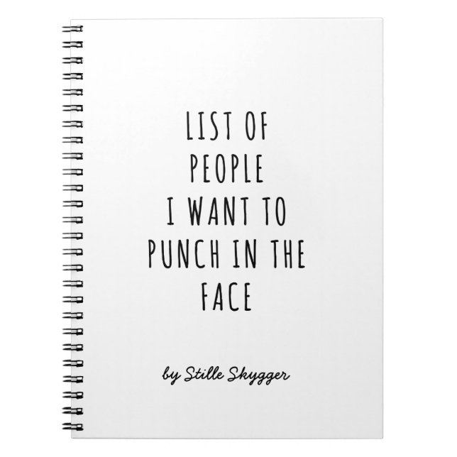 Personalisiertes sarkastisches notizblock (Vorderseite)