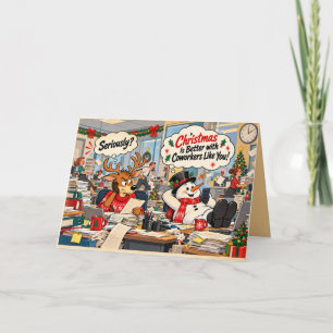 Personalisiertes sarkastisches Weihnachtsgeschenk Feiertagskarte