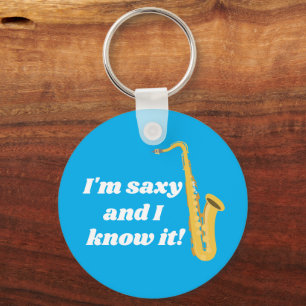 Personalisiertes saxophone-Geschenk Schlüsselanhänger