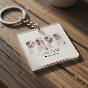 Personalisiertes Schlüsselanhänger für den Vater  