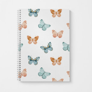 Personalisiertes Schmetterlings-Notizbuch Notizblock