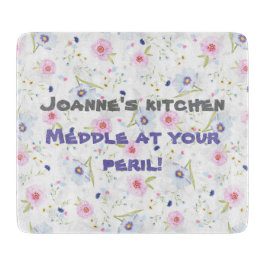 Personalisiertes Schneidebrett mit geschliffenen B