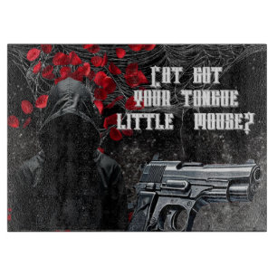 Personalisiertes Schneiden von Glas Schneidebrett