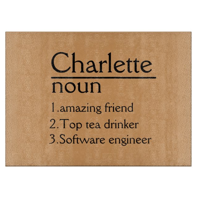 Personalisiertes Schneidwerk Hochzeit Charcuterie  Schneidebrett (Vorderseite)