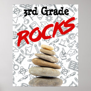 Personalisiertes Schoolroom Poster - 3. Klasse "Ro