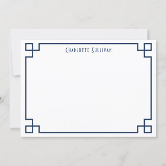 Personalisiertes Schreibpapier für griechisch-grie Mitteilungskarte