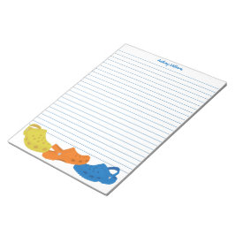 Personalisiertes Schreibpapier mit farbigen Kunsts Notizblock