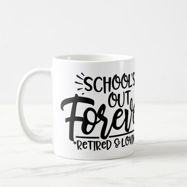 Personalisiertes "Schulabbruch" Kaffeetasse (Links)