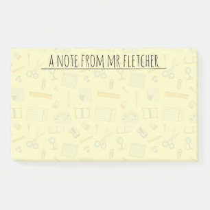 Personalisiertes Schulmodell Post-it Klebezettel
