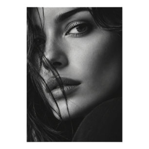 Personalisiertes Schwarz-Weiß-Foto mit individuell Fotodruck