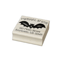 Personalisiertes schwarzes Bat Spooky Halloween