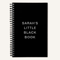 Personalisiertes Schwarzes Buch